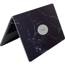 Macbook Air Kılıf M2-M3, 13.6inç Yapıştırma Sticker Kaplama Koruyucu Marble14 A2681 A3113 ile Uyumlu