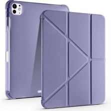 Heptek İletişim Apple iPad Pro 11 2024 Kılıf Kalem Bölmeli Standlı Kılıf (Tr)