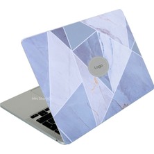 McStorey Macbook Air Kılıf M2-M3, 13.6inç Yapıştırma Sticker Kaplama Koruyucu Marble14 A2681 A3113 ile Uyumlu