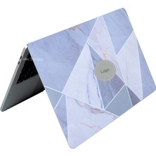 McStorey Macbook Air Kılıf M2-M3, 13.6inç Yapıştırma Sticker Kaplama Koruyucu Marble14 A2681 A3113 ile Uyumlu