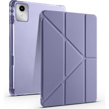 Heptek İletişim Lenovo M11 TB-330FU Kılıf Kalem Bölmeli Standlı Kılıf (Tr)