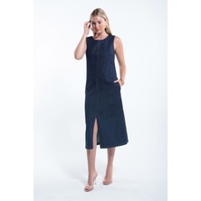 Arzu Özel Moda Atölyesi Kot Elbise