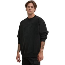 Vans Carlo Polar Fleece Loose Crew Erkek Siyah Sweatshirt