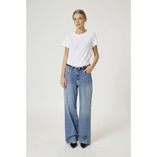 Kadın Denim Jeans Wide Leg