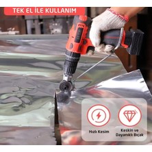 Ceyden Store Ceyden Matkap Için Metal plaka Sac Kesme Testere Aparatı matkap ucu