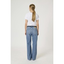 Kadın Denim Jeans Wide Leg