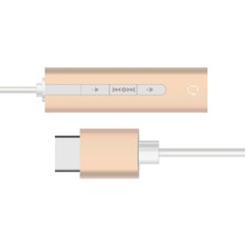 Ayt Powermaster 7.1 Type-C Ses Kartı USB 2.0 3.5mm Kulaklık Girişi USB Girişini 3.5mm Jack Girişine Çevirici Dönüştürücü