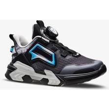 Lescon Maximus Phlon Hafif Taban (Easy-Fit) Ayarlanabilir Bağcıklı Çocuk Spor Ayakkabı Siyah