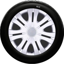 Drs Tuning Kia Uyumlu 15 Inc Kırılmaz Sks Jant Kapağı 1 Takım 4 Adet NO:317