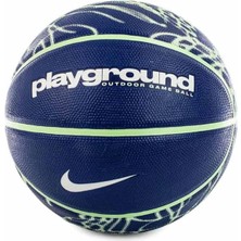 Nike Everyday Playground 8p Graphic Deflated  Basketbol Topu N.100.4371.473.07-LACIVERT