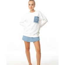 Merax Kot Cep Detaylı Sweatshirt