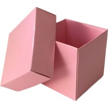 Tahtakale Toptancı Komple Karton Kutu 5x5x5 Cm (50 Adet)  Pembe
