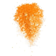 Tahtakale Toptancı Glitter  Neon Sim Epoksi Süsleme Aksesuarı 5 Gr  Turuncu