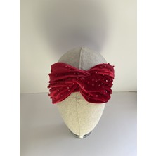 Bivalvia Accessories Kırmızı Boncuk Işlemeli Bandana