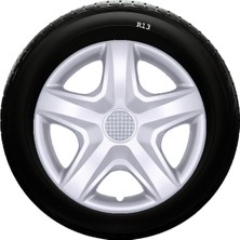 Drs Tuning Toyota Uyumlu 13 Inc Kırılmaz Sks Jant Kapağı 1 Takım 4 Adet NO:101
