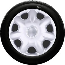 Drs Tuning Toyota Uyumlu 14 Inc Kırılmaz Sks Jant Kapağı 1 Takım 4 Adet NO:218