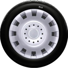 Drs Tuning Volkswagen Uyumlu 16 Inç Kırılmaz Sks Jant Kapağı 1 Takım 4 Adet NO:414