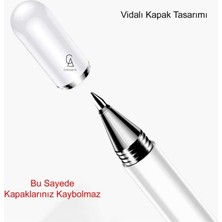 Coolacs Samsung Galaxy Tab S9 Fe SM-X510 Uyumlu Kalem Passive Stylus 2in1 Tablet Kalemi Çizim & Yazı Kalemi