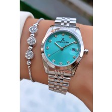 Daniel Klein MRD11410 Gümüş Renk Küçük Kasa Kadın Kol Saati Bileklik Hediyeli