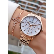 Daniel Klein MRD12316 Rose Gold Renk Kadın Kol Saati Bileklik Hediyeli