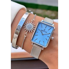 Daniel Klein MRD12379 Gümüş Renk Kadın Kol Saati Bileklik Hediyeli