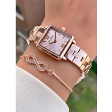 Tom Jones MRD11336 Rose Gold Renk Kadın Kol Saati Bileklik Hediyeli