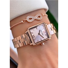 Tom Jones MRD11336 Rose Gold Renk Kadın Kol Saati Bileklik Hediyeli