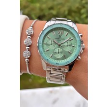 Daniel Klein MRD11432 Gümüş Renk Kadın Kol Saati Bileklik Hediyeli