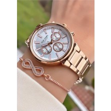 Tom Jones MRD11663 Rose Gold Renk Kadın Kol Saati Bileklik Hediyeli