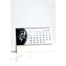Mapi 3 Adet 2025 Atatürk Masa Takvimi - 15 Yapraklı Piramit Takvim (14X20 Cm)
