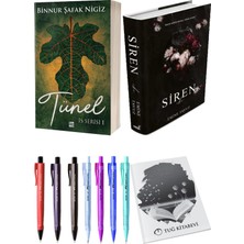 Siren Iki (Ciltli) Emine Tavuz ve Is Serisi 1 Tünel (Ciltli) Binnur Şafak Nigiz 2'li Set + Armağan