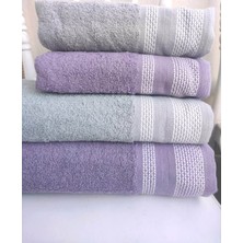 Denizli Hatırası Banyo Takımı 2 Adet 50X90CM Yüz Havlusuve 2 ADET70X140 cm Banyo Havlusu
