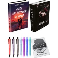 Siren Iki (Ciltli) Emine Tavuz ve Kalp Ne Isterse O Olur 2 (Ciltli) Meryem Nart 2'li Set + Armağan