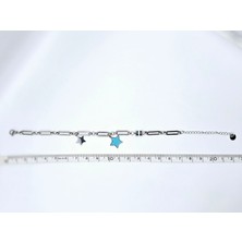 Stainless Steel Sallantılı Yıldız Çelik Bileklik