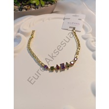 Xuping Jewelry Renkli Taş Detaylı Xuping Bileklik