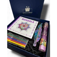 Chiccobox Mandala,tütsü,keçeli Kalem,konsept Hediye Kutusu