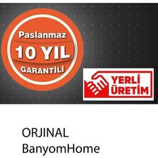Çelik Banyo Paslanmaz Pirinç Mat Siyah Bella 5'li Set Askılık