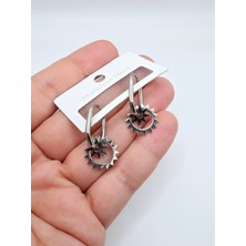 Stainless Steel Güneş Sallantılı Çelik Küpe