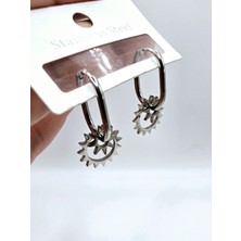 Stainless Steel Güneş Sallantılı Çelik Küpe