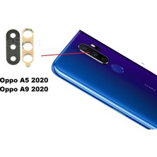 Tkgz Oppo A5 2020 Arka Kamera Camı Lens Yapışkanlı