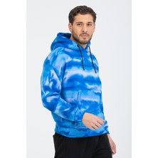 Oversize Blue Batik Sweatshirt