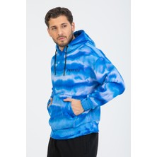 Oversize Blue Batik Sweatshirt