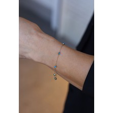 Yenigün Kuyumculuk 14 Ayar Altın Nazarlık Dizisi Bileklik