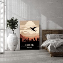 Artarilion Yüzüklerin Efendisi Hd Dijital Baskı Kanvas Tablo Erabor Duvar Dekorasyonu Lotr Oyun Odası Salon Tablosu