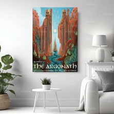 Artarilion Yüzüklerin Efendisi Hd Dijital Baskı Kanvas Tablo The-Argonath Duvar Dekorasyonu Lotr Oyun Odası Salon Tablosu