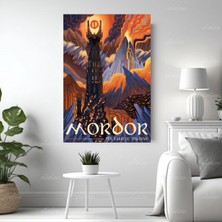 Artarilion Yüzüklerin Efendisi Hd Dijital Baskı Kanvas Tablo Mordor Duvar Dekorasyonu Lotr Oyun Odası Salon Tablosu