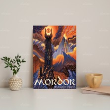 Artarilion Yüzüklerin Efendisi Hd Dijital Baskı Kanvas Tablo Mordor Duvar Dekorasyonu Lotr Oyun Odası Salon Tablosu