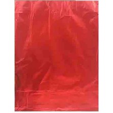 Tahtakale Toptancı  Paketi Için Metalize Yapışkanlı Poşet 25x35 Cm (100 Adet)  Kırmızı