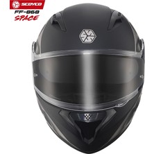 Kaly Scoyco Motosiklet Kaskı 868 Space Çene Açılır Kask