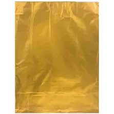 Tahtakale Toptancı  Paketi Için Metalize Yapışkanlı Poşet 17x25 Cm (100 Adet)  Altın